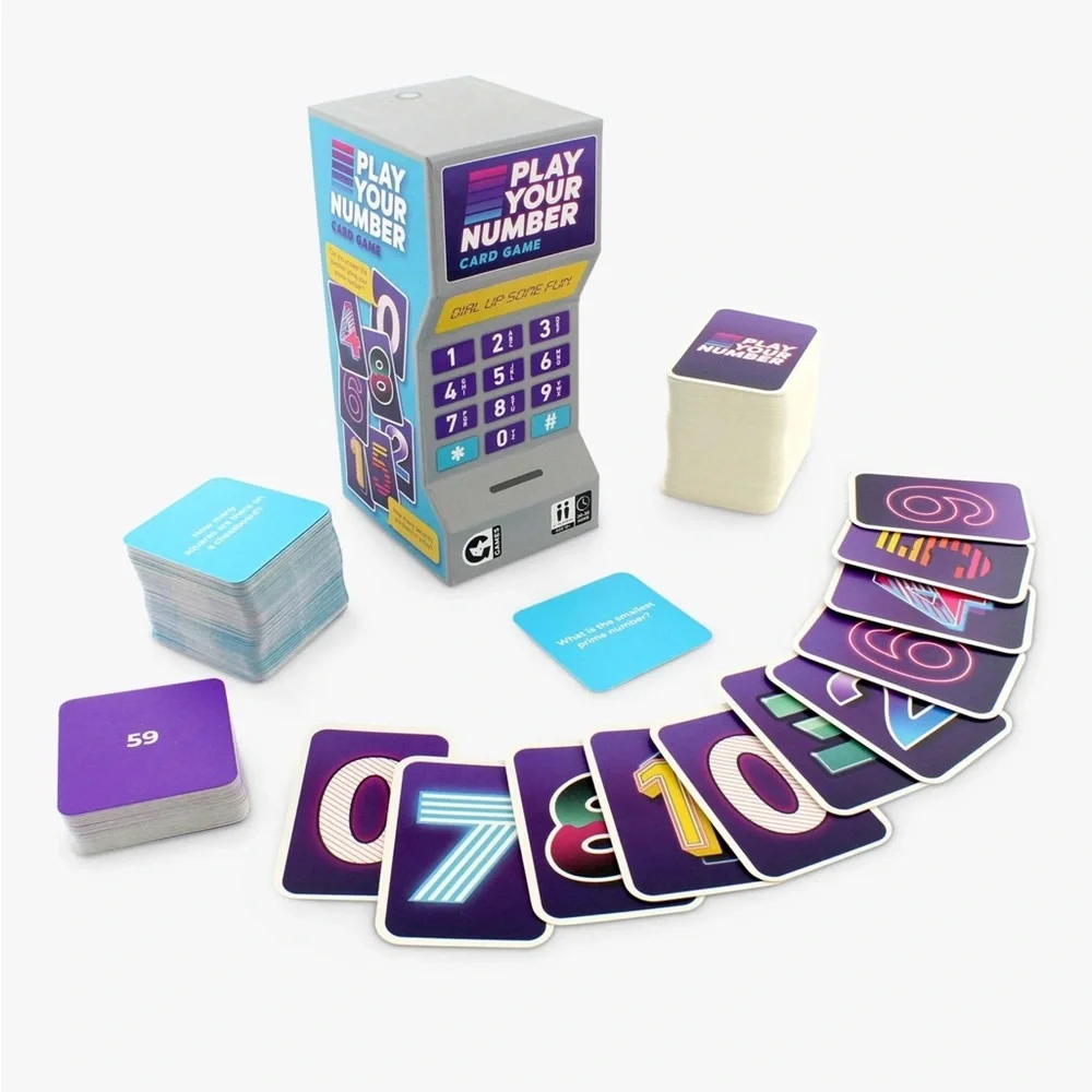 Play Your Number Family Trivia Card Game - Picture 1 of 9